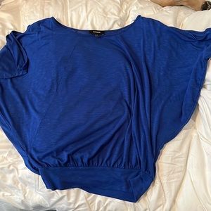 Express Blue Blouse